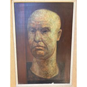 Curiosity Painting Portrait 1958 Christian Sandrin