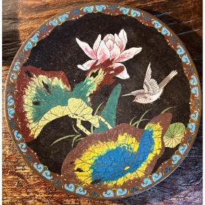 Meiji Japan Cloisonne Dish 