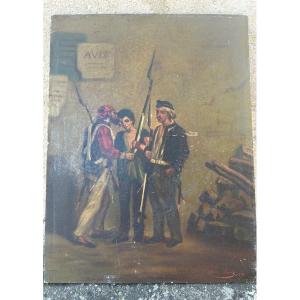 Tableau Révolution 1848 Le Mot D’ordre par Rouede