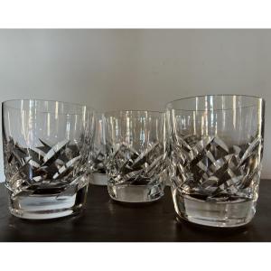 Lalique France Artois Whiskey Glasses