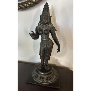South India Bronze Sculpture Parvati