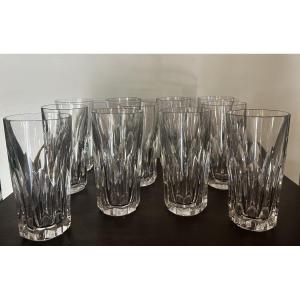 Baccarat Series Of 11 Crystal Mugs