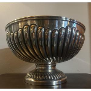 Silver Metal Champagne Bucket 