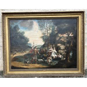 Mythological Painting Of Diana And Actaeon 