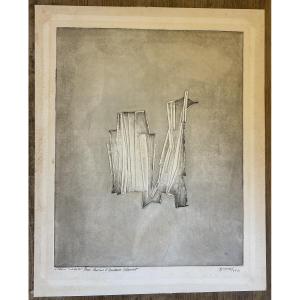 Jean Signovert Engraving 1970