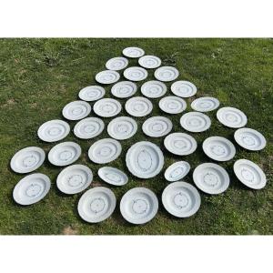 Bernardaud Hortense Porcelain Dinner Service 41 Pieces