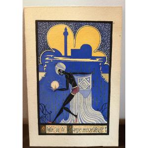 Orientalist Drawing Aladin