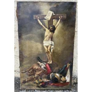 Christ The Soldier Painting After Jean Joseph Weerts