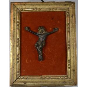 Cast Bronze Christ. 13° Century.