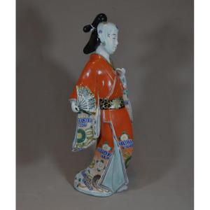 Bijin Porcelain From Japan. Kutani Kilns, Meiji.