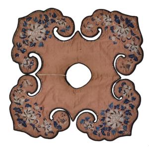 Embroidered Silk Shoulder Collar (yunjian).china Qing Dynasty.