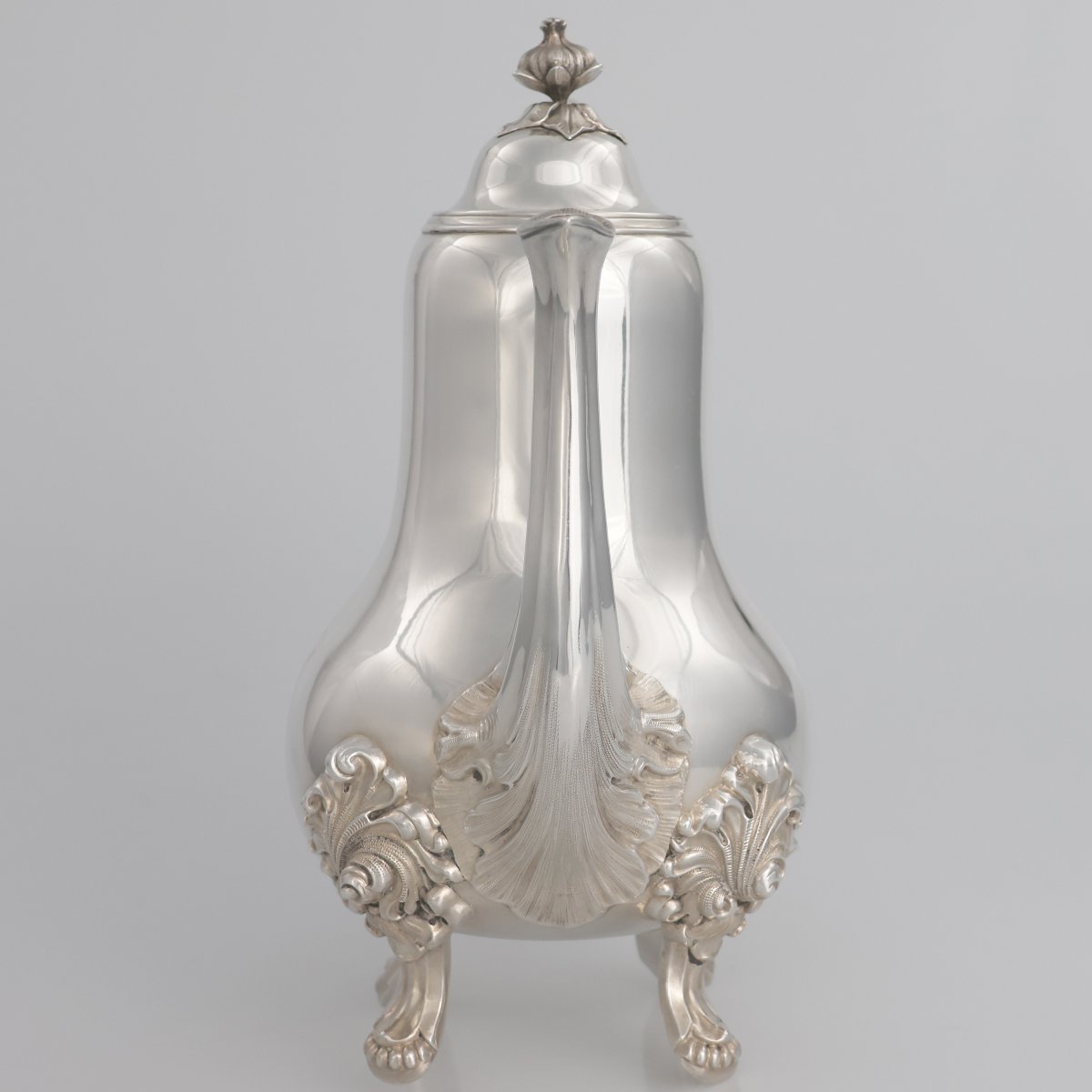 Teiera in argento Francia, Alexandre-Auguste Turquet, Parigi, XIX secolo-photo-3