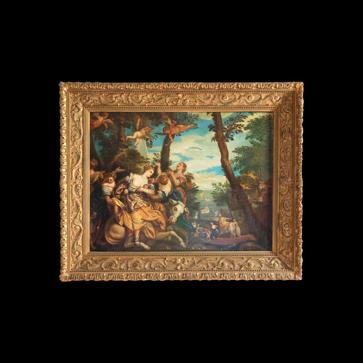 Paolo Veronese copia da; Il ratto di Europa, Collezione Duca d'Aosta, fine XIX inizi XX secolo-photo-2