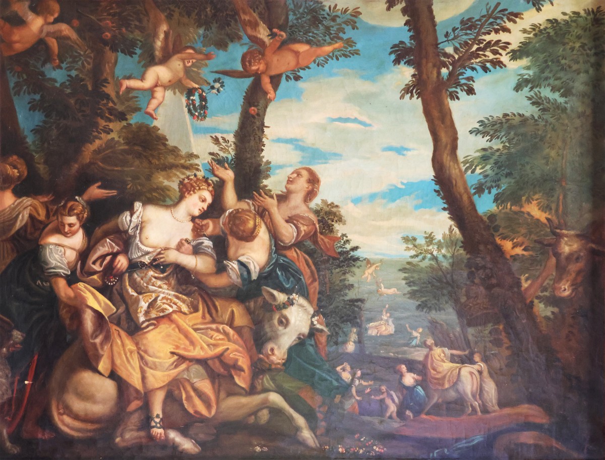 Paolo Veronese copia da; Il ratto di Europa, Collezione Duca d'Aosta, fine XIX inizi XX secolo