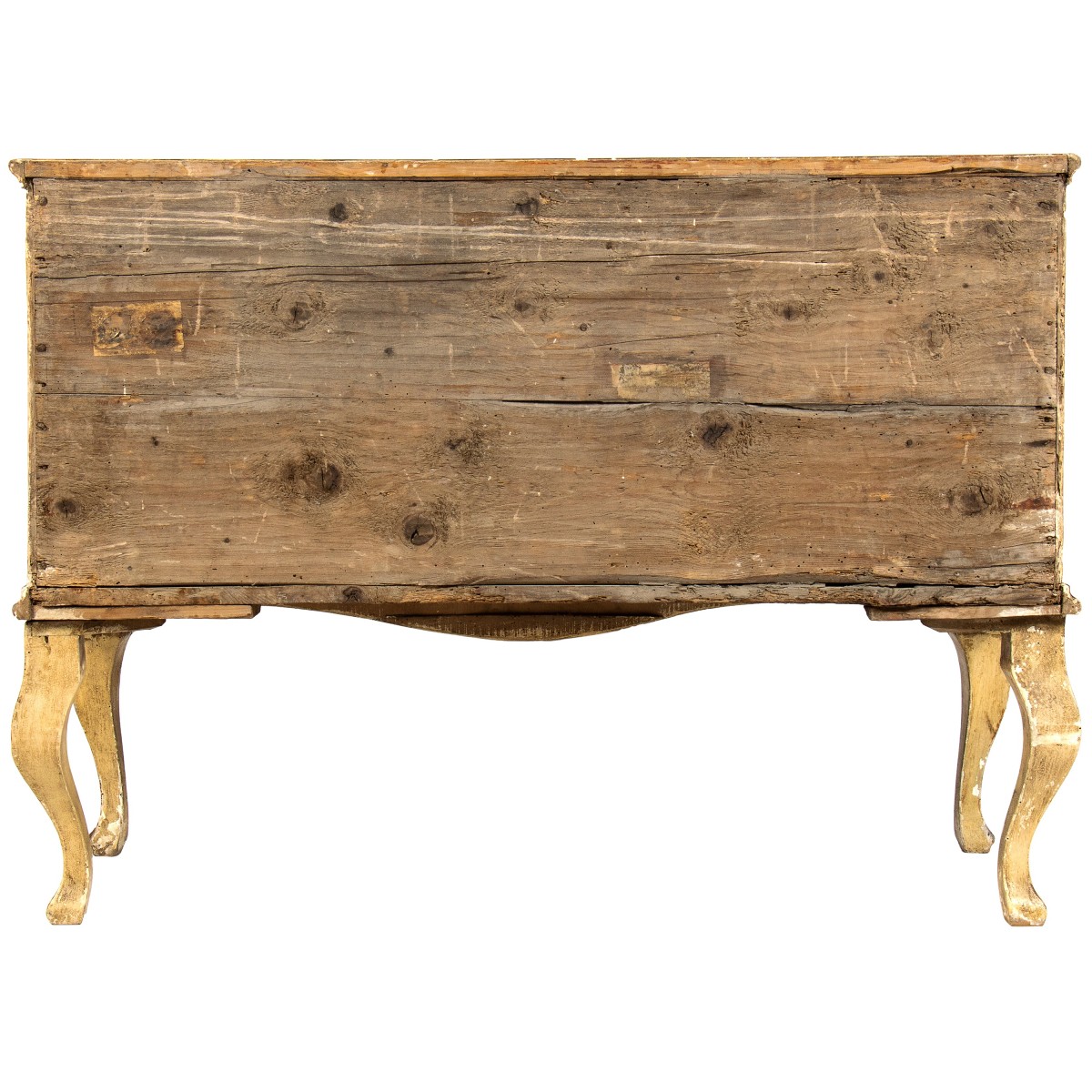 Comò in legno laccato e dipinto in policromia a paesaggi, Marche, XVIII secolo-photo-1