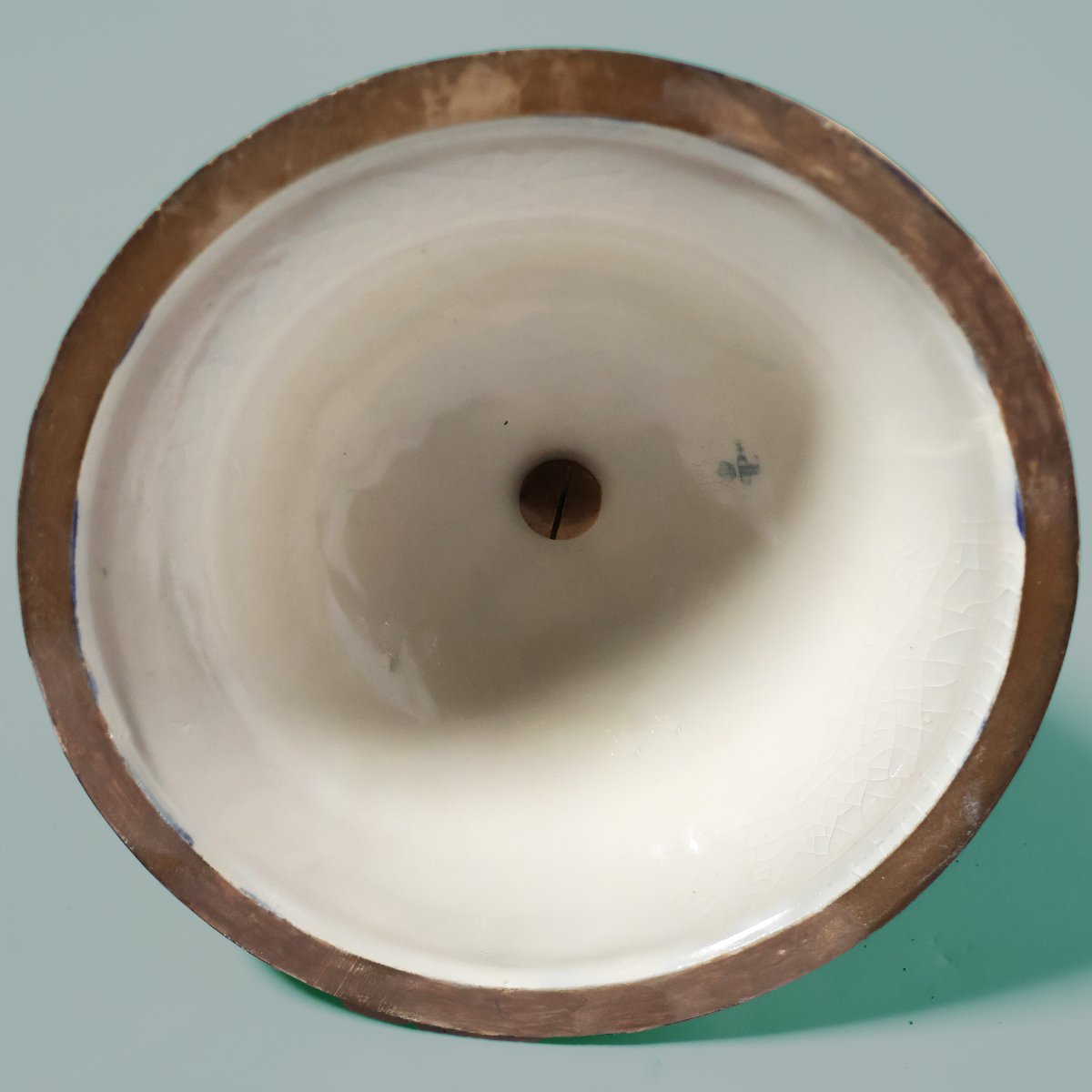 Vaso Francese nello stile di Sèvres. Dipinti firmati Poitevin. Fine XIX secolo-photo-1