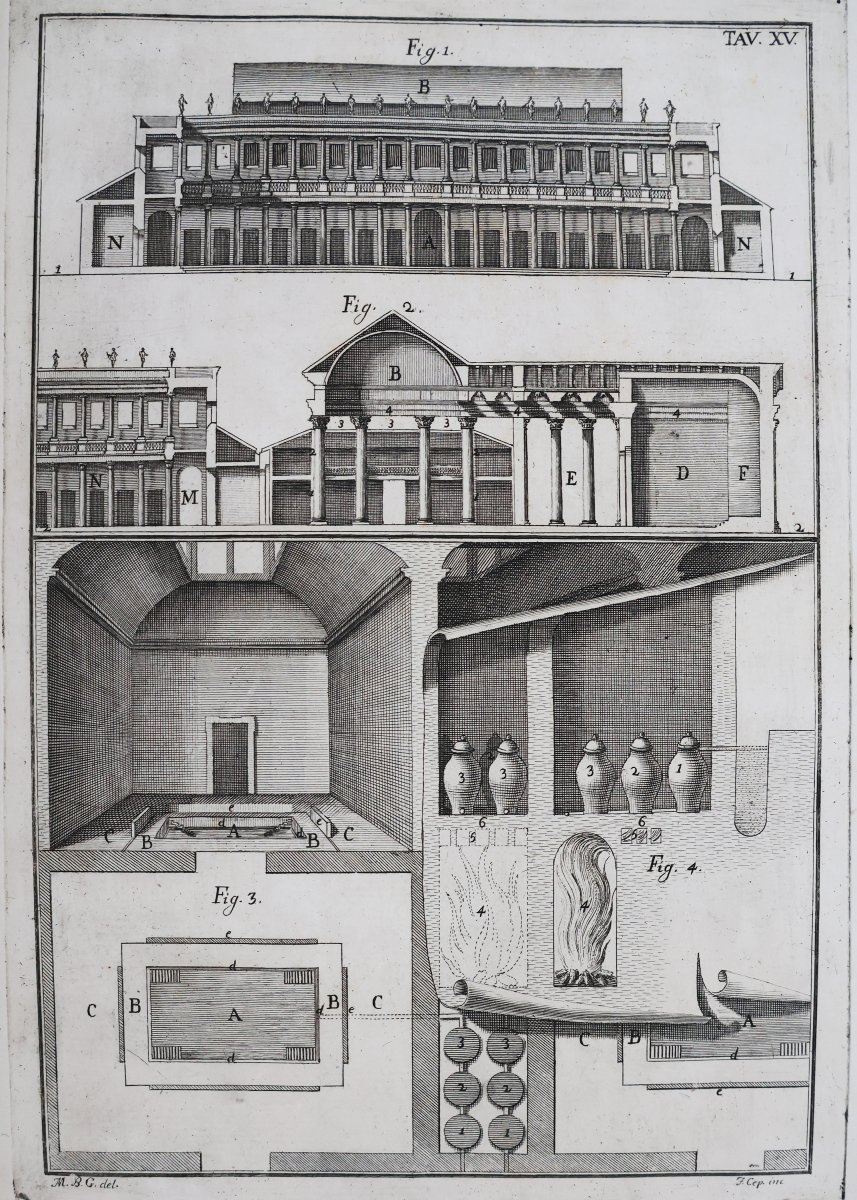 Vitruvio Marco Pollione. L'architettura.. Edizione seconda. Siena e Napoli Bindi e Terres. 1790-photo-3
