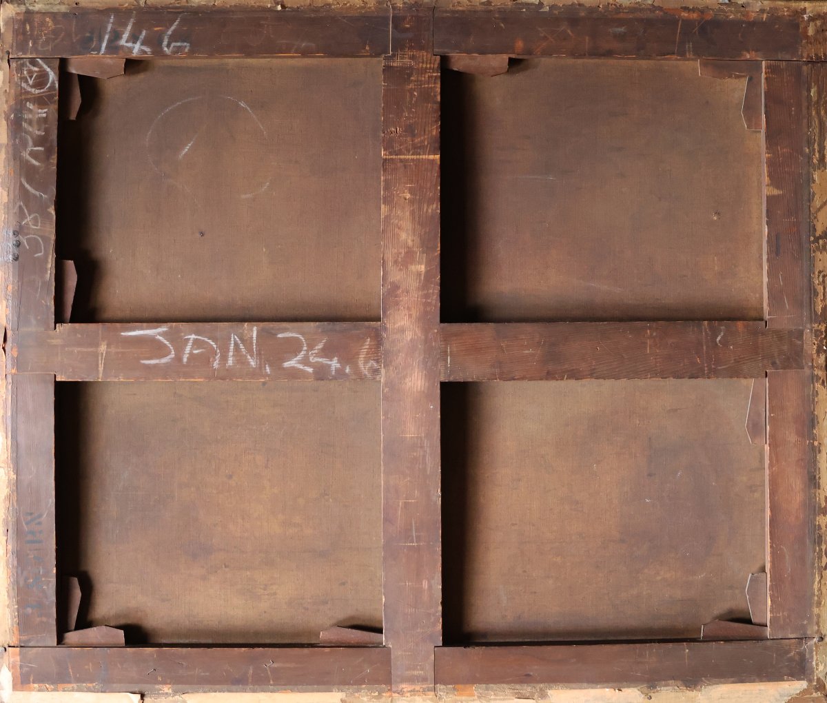 Michelangelo Merisi da Caravaggio maniera di; San Giovanni Evangelista, olio su tela-photo-3