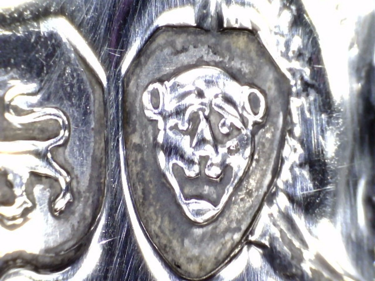 Cioccolatiera in argento sterling Giorgio IV, George Cowie, Londra, 1826-photo-4