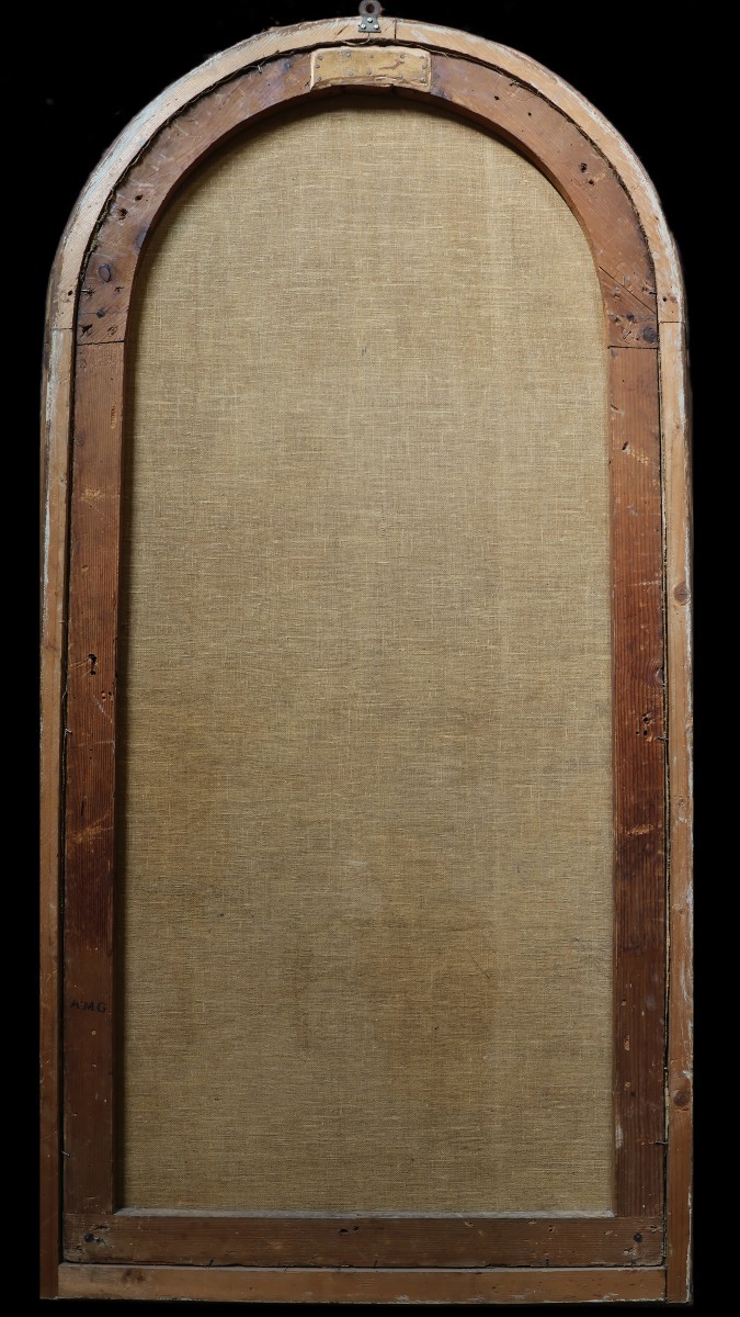 Scuola Italiana; Apparizione della Madonna a Caravaggio, fine XVIII inizi XIX secolo-photo-1