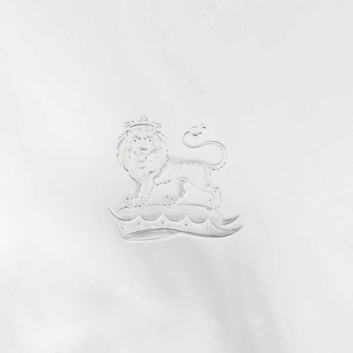 Coppia di salver in argento sterling Giorgio III, Paul Storr, Londra, 1819-photo-2