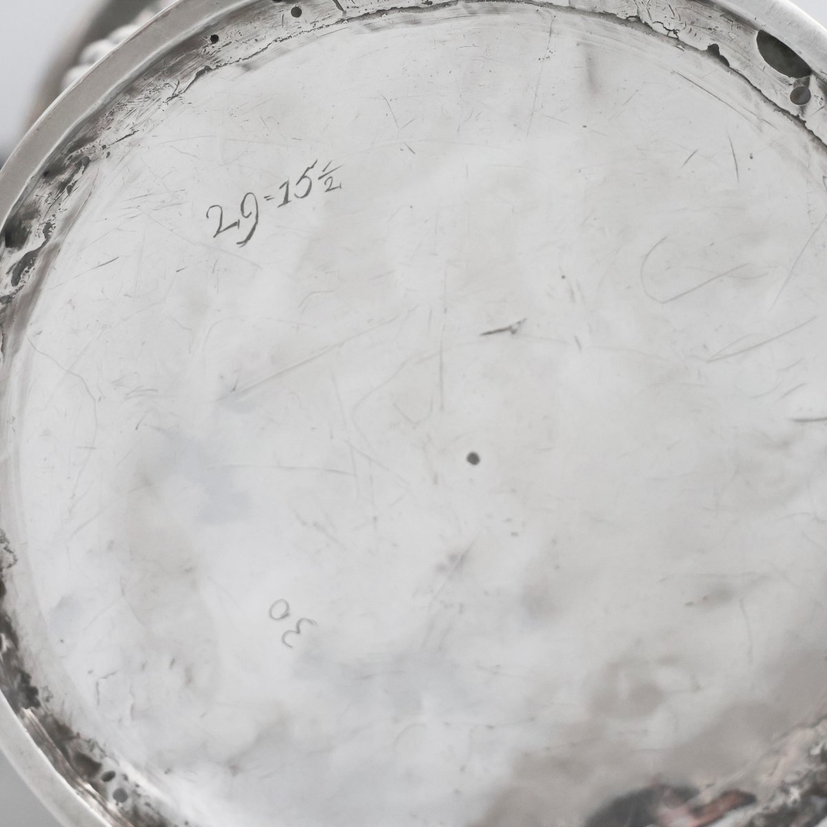 Tankard in argento sterling Carlo II, argentiere WS, Londra, 1676?-photo-1