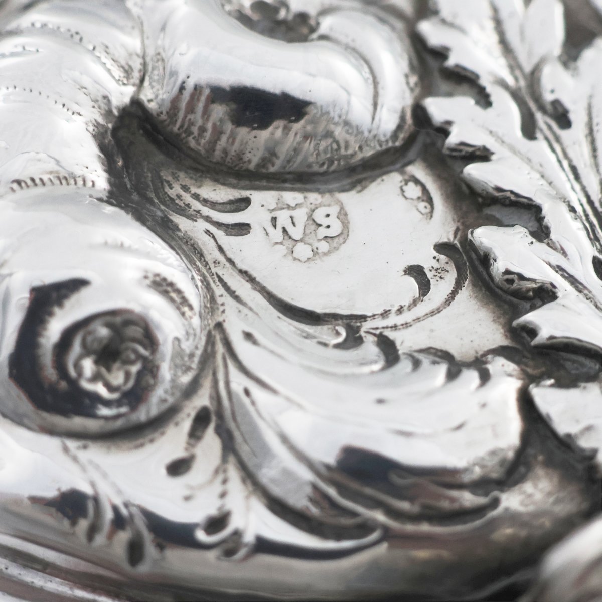 Tankard in argento sterling Carlo II, argentiere WS, Londra, 1676?-photo-3