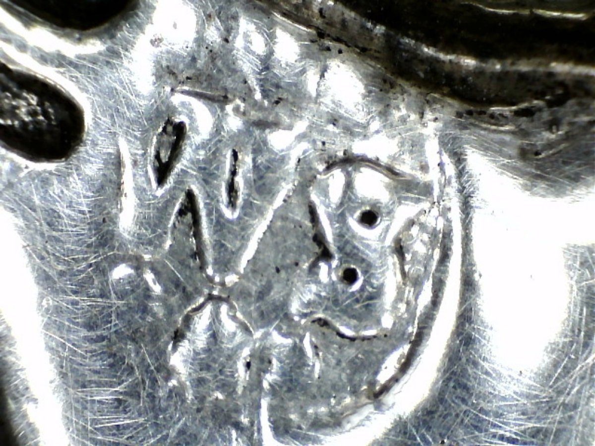 Tankard in argento sterling Carlo II, argentiere WS, Londra, 1676?-photo-4