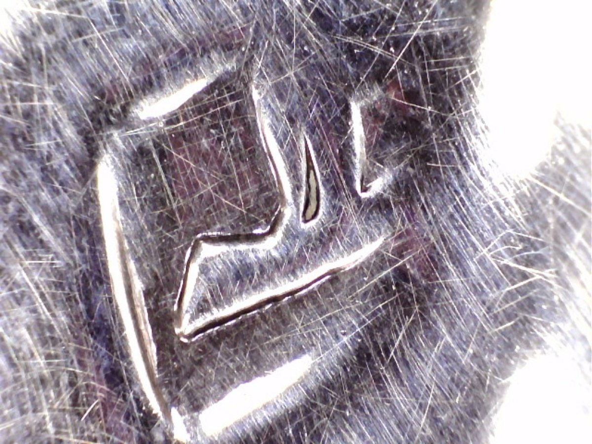 Tankard in argento sterling Carlo II, argentiere WS, Londra, 1676?-photo-8