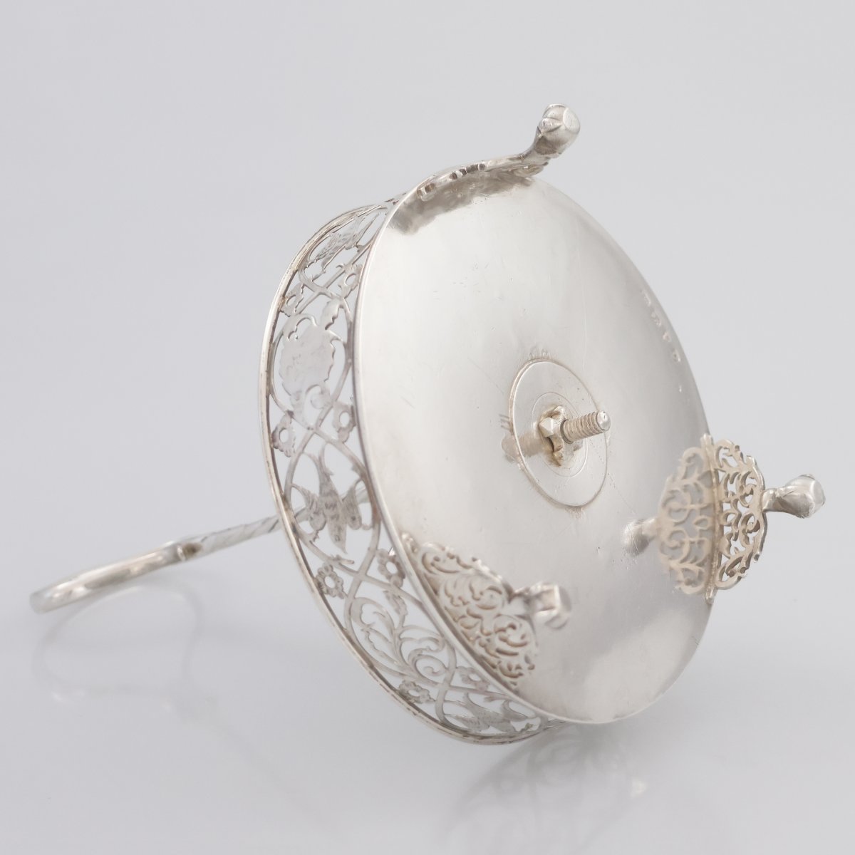 Supporto per condimenti in argento sterling Giorgio III, Edward Aldridge II, Londra, 1770-photo-2