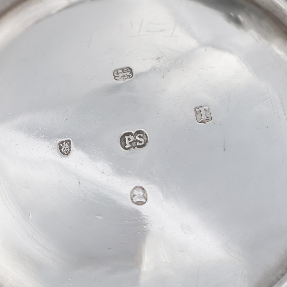 Teiera in argento sterling Giorgio III, Paul Storr, Londra, 1814-photo-2