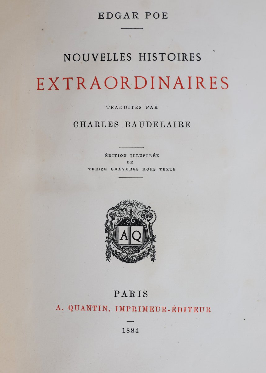 Poe Edgar Allan. Histoires extraordinaires. Nouvelles histoires extraordinaires. 1884-photo-3