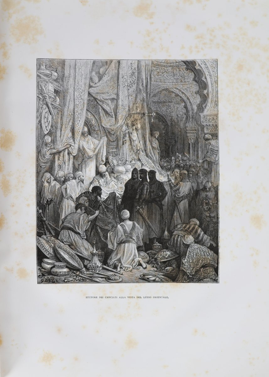 Michaud A. Storia delle Crociate.. cento grandi composizioni di Gustavo Doré. Sonzogno. 1878-photo-4