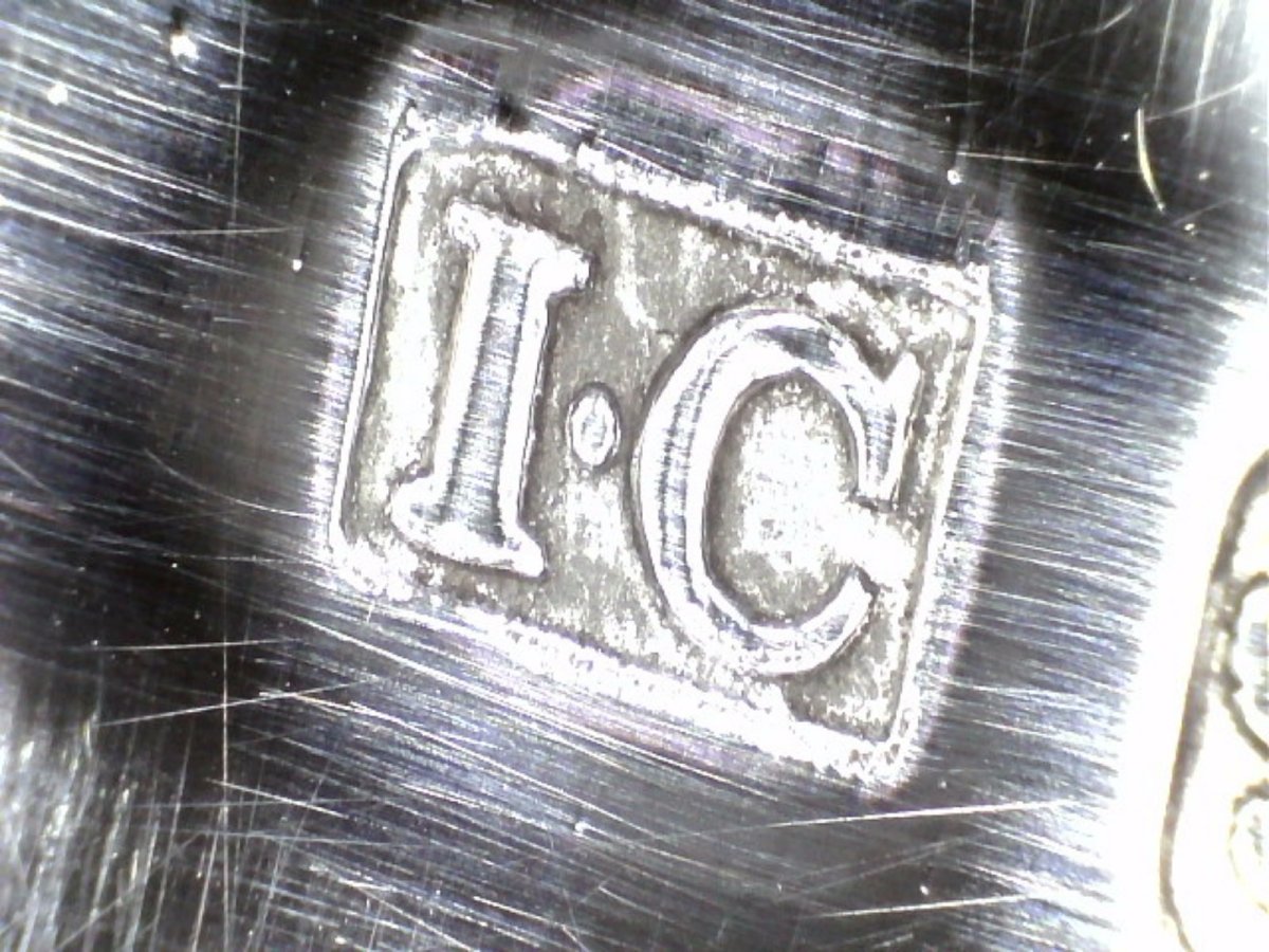 Calamaio in argento sterling Giorgio III, John Cramer, Londra, 1812-photo-4