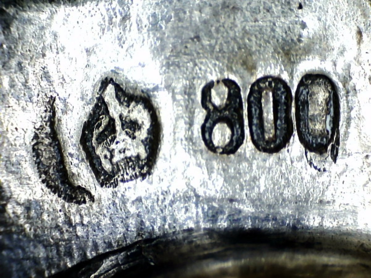 Cesto in argento sbalzato e cesellato, Bruckmann & Söhne, Germania, XIX secolo-photo-1