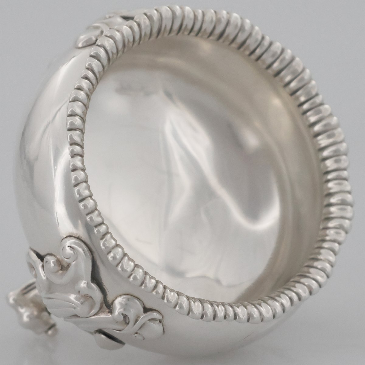 Coppia di saliere in argento sterling Giorgio IV, Paul Storr, Londra, 1820-photo-4