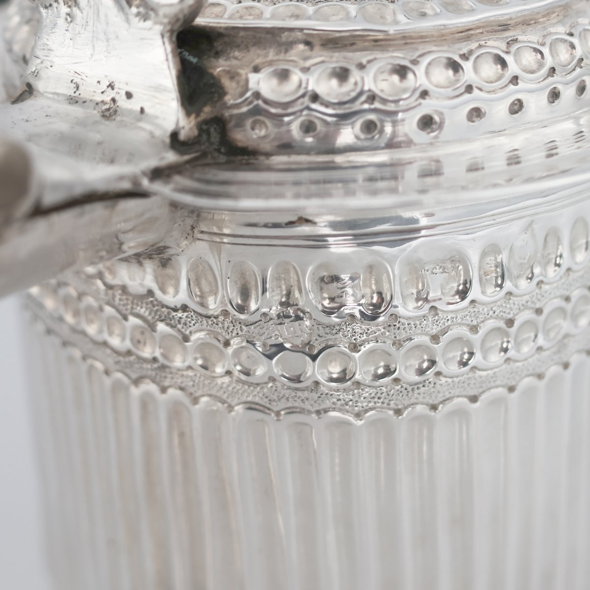 Tankard in argento sterling Carlo II, John Ruslen, Londra, 1680-photo-5