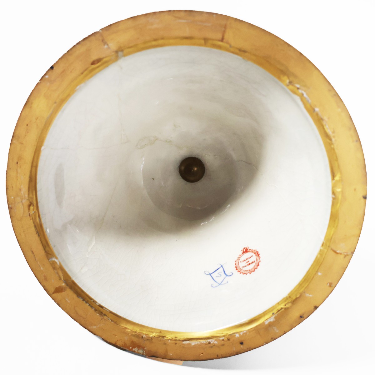 Grande vaso Francese nello stile di Sèvres. Dipinto firmato F. Bellanger. Fine XIX secolo-photo-1