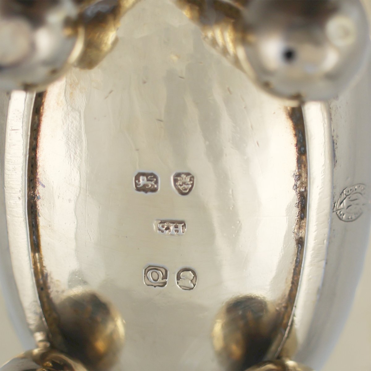 Set di sei saliere in argento vermeil, Solomon Hougham, Londra, 1811-photo-4