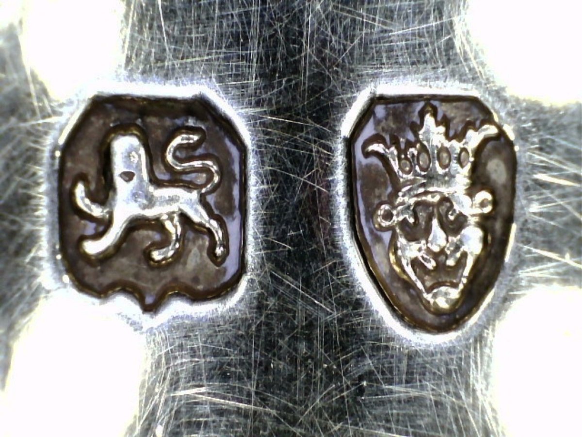 Set di sei saliere in argento vermeil, Solomon Hougham, Londra, 1811-photo-3