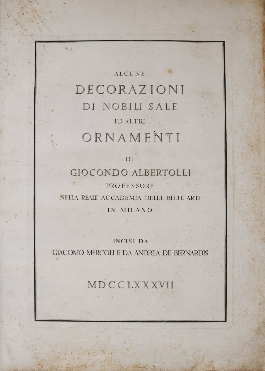 Alcune decorazioni di nobili sale.. di G. Albertolli.. Incisi da G. Mercoli.. 1787-photo-2