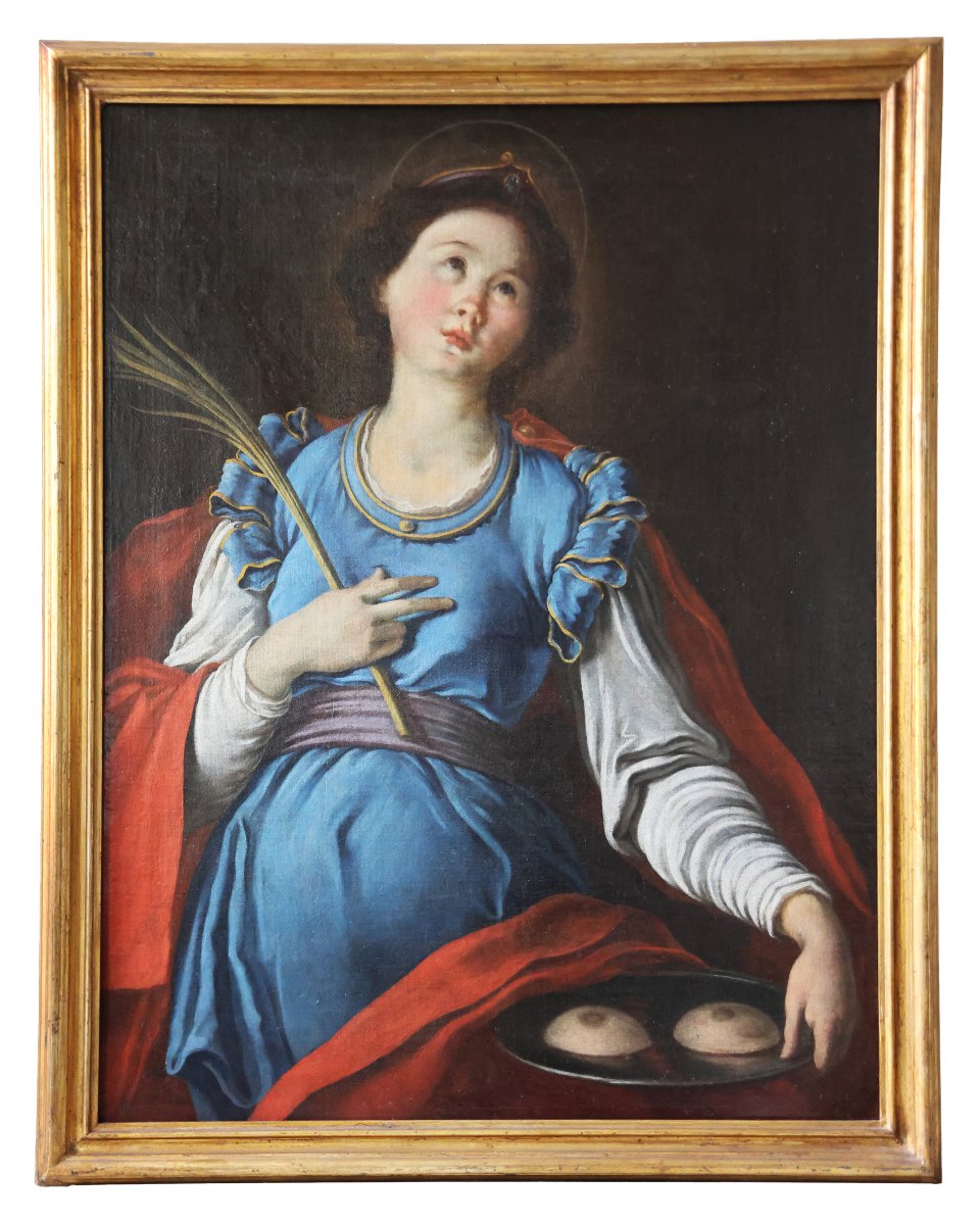 Scuola Italiana; Sant'Agata, fine XVII inizi XVIII secolo, olio su tela