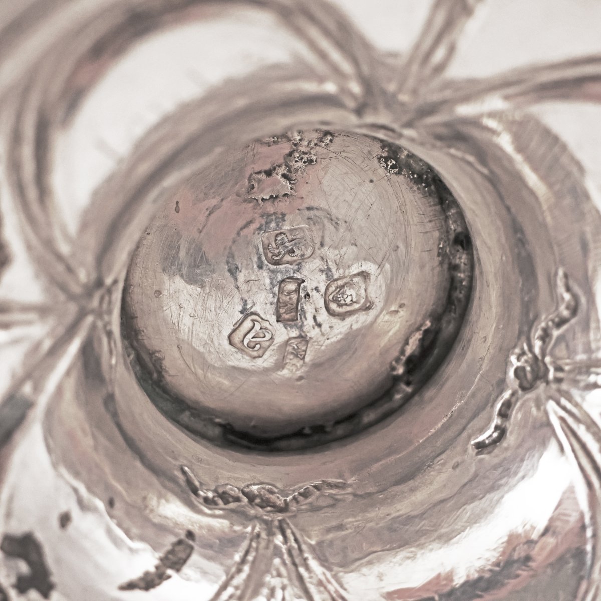 Caffettiera in argento sterling Giorgio III, William Cripps, Londra, 1776-photo-2