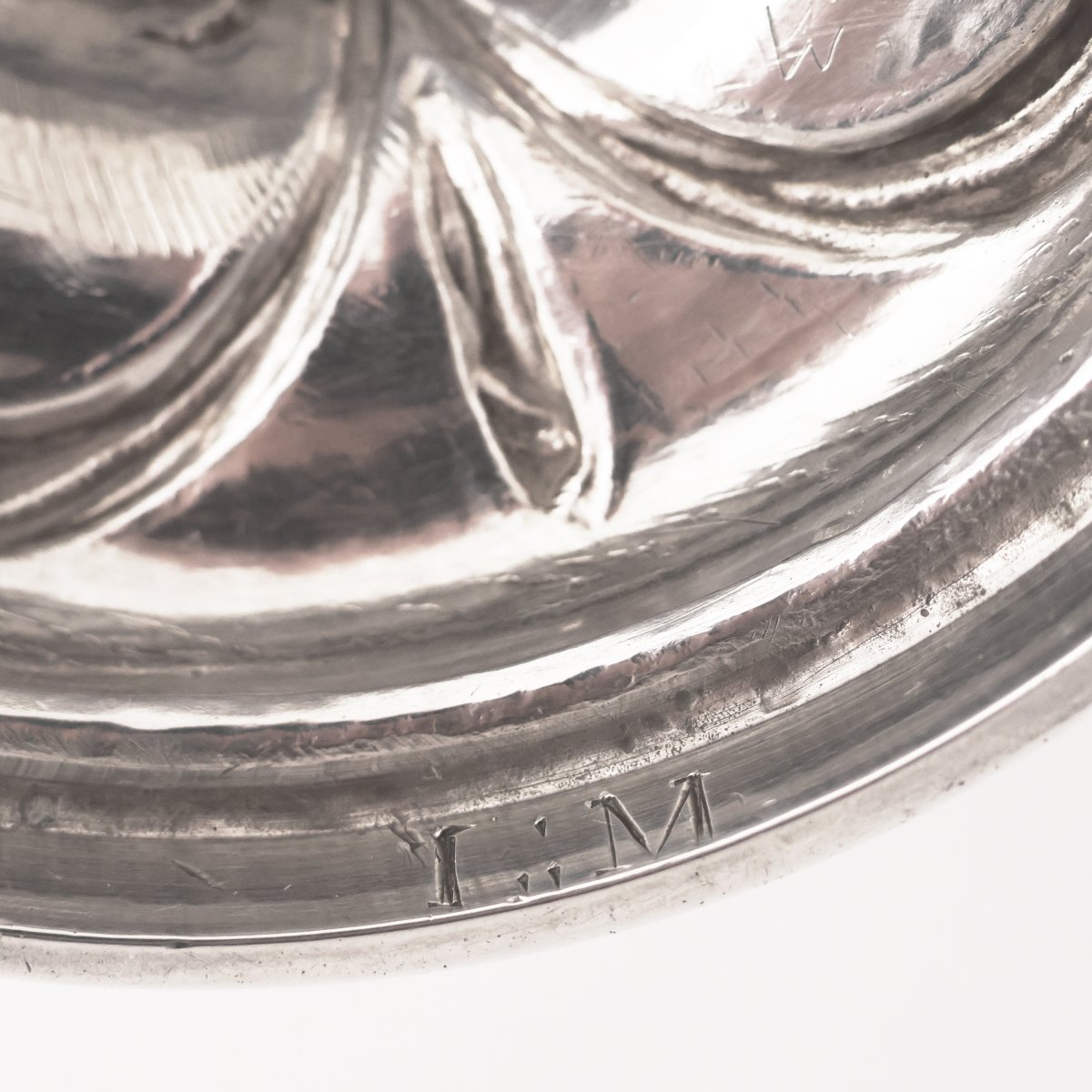 Caffettiera in argento sterling Giorgio III, William Cripps, Londra, 1776-photo-3