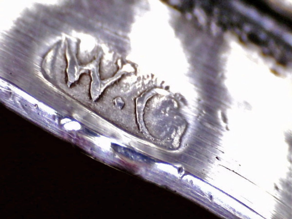 Caffettiera in argento sterling Giorgio III, William Cripps, Londra, 1776-photo-5