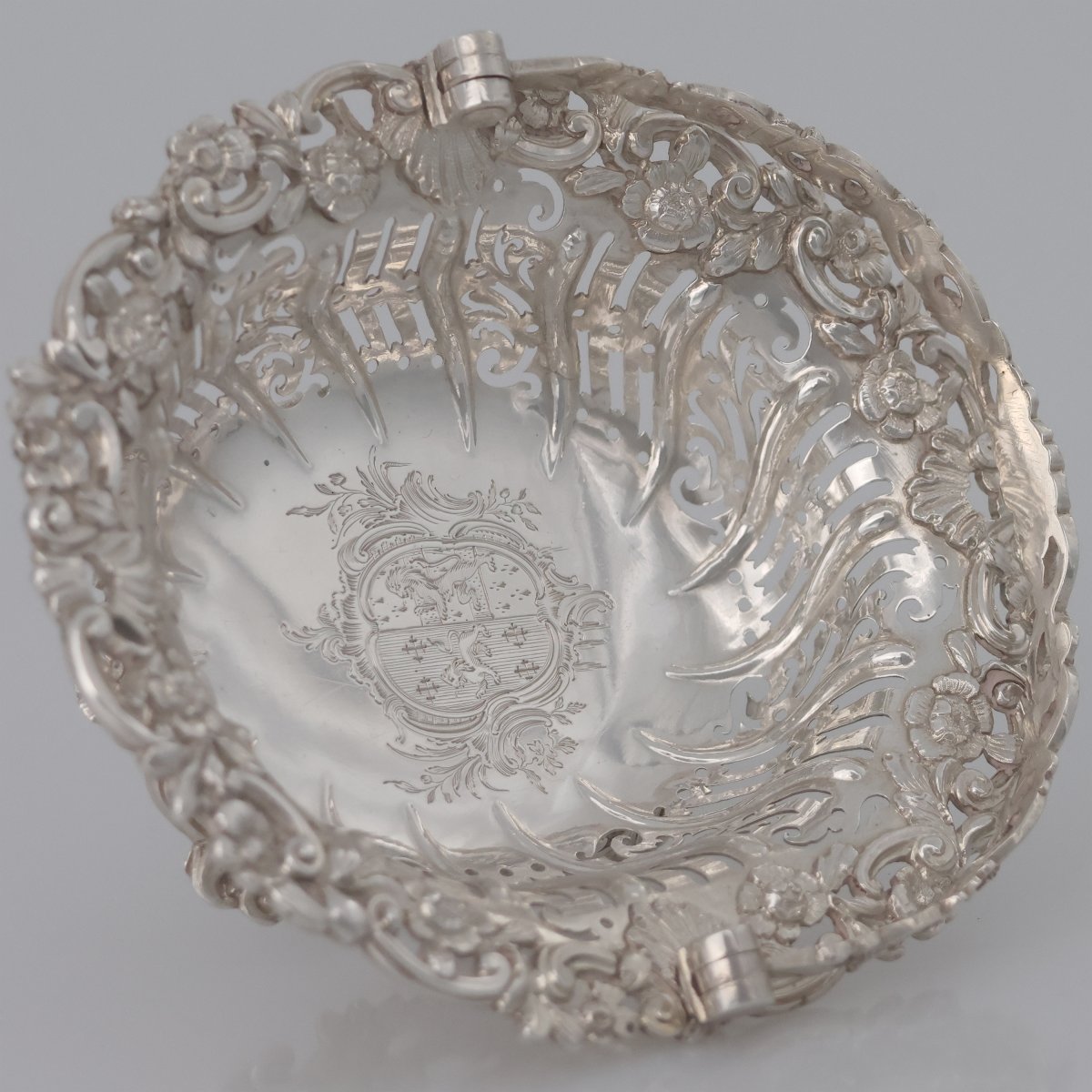 Contenitore per tè Giorgio II montato in argento sterling, Londra, 1754-photo-3