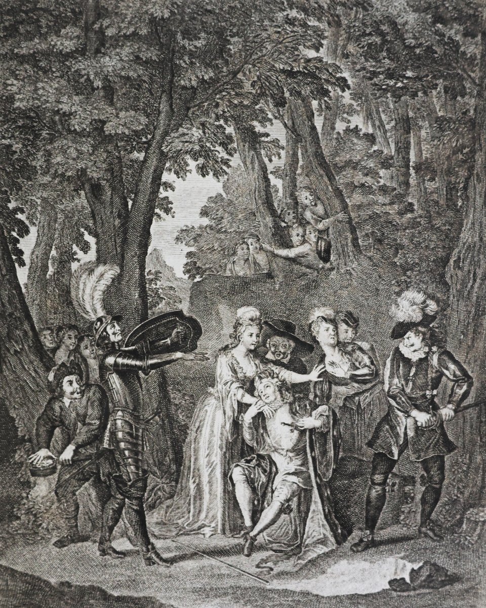 Cervantes Miguel (de). Les principales aventures de l'admirable Don Quichotte.. a Liege.., 1776-photo-3