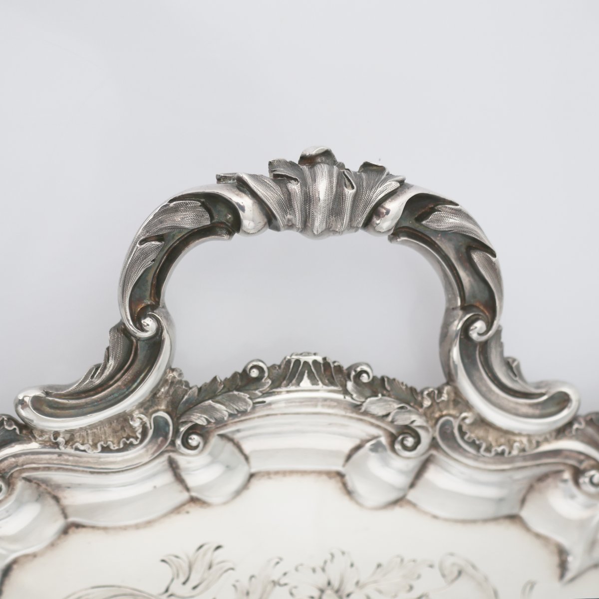Vassoio in argento sterling Regina Vittoria, Hunt & Roskell, Late Storr & Mortimer, Londra,1853-photo-1