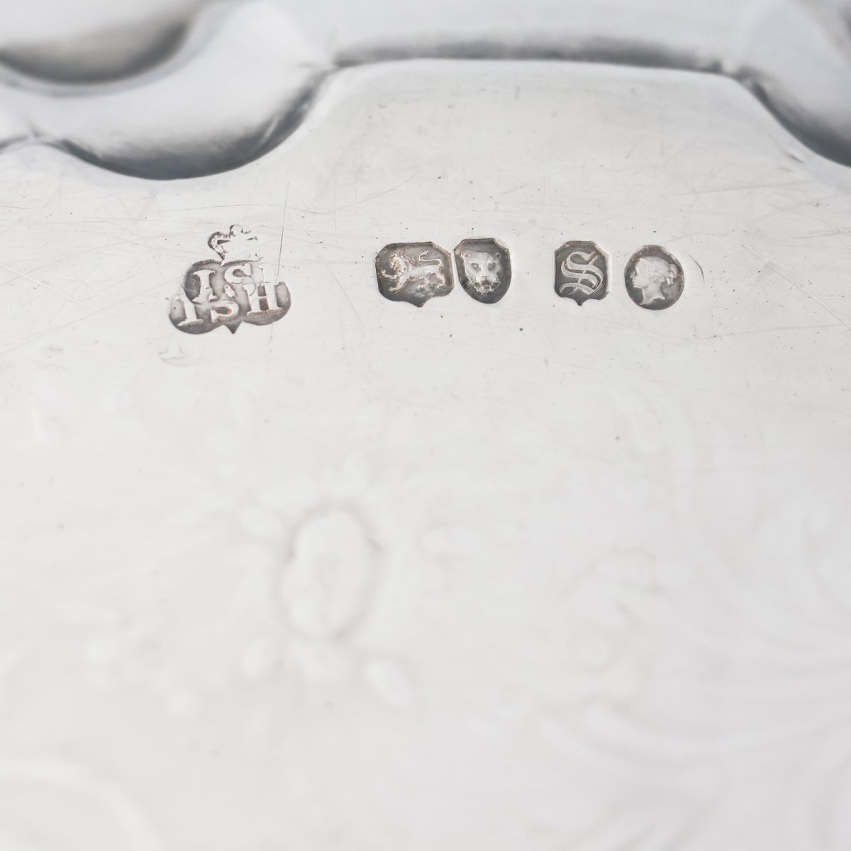 Vassoio in argento sterling Regina Vittoria, Hunt & Roskell, Late Storr & Mortimer, Londra,1853-photo-2
