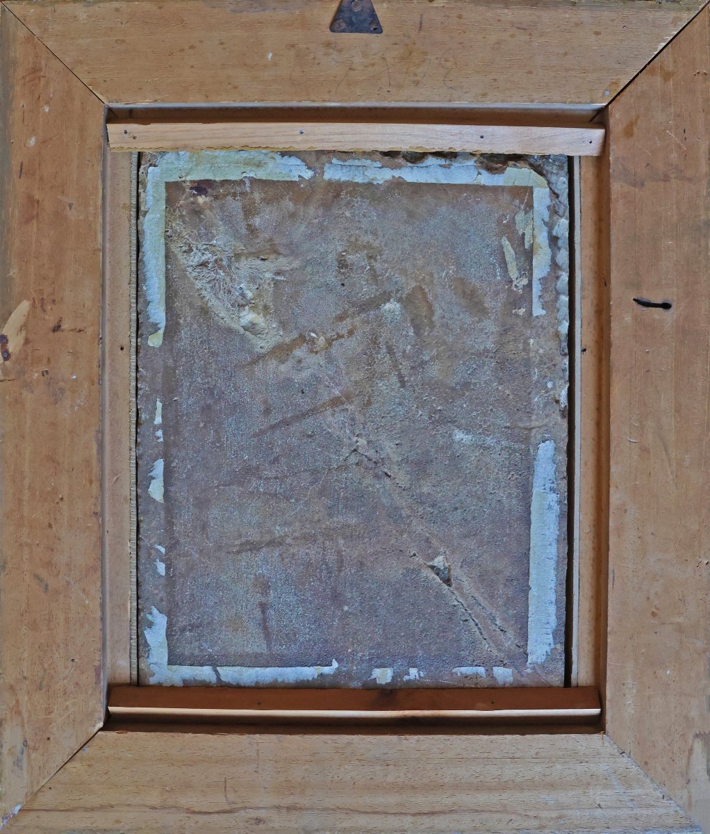 Philip Fruytiers; San Gioacchino e Sant'Anna offrono Maria alla Trinità, olio su alabastro-photo-1